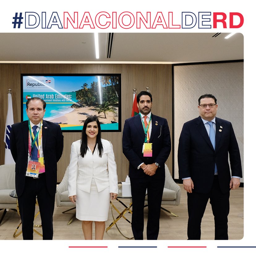 En el marco de la celebración del #DíaNacionaldeRD en #Expo2020 #Dubái, el Centro de Exportación e Inversión de la República Dominicana (#ProDominicana) organizó el “Country Business Briefing”, donde asistieron representantes diplomáticos e inversionistas.