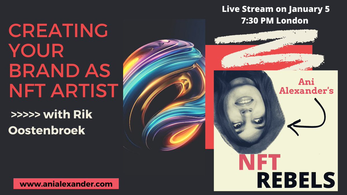 NFTrebels's tweet photo. GM Rebels!
In case you've missed our conversation with @RikOostenbroek about
how to create your brand as NFT artist
then check it out here👇
https://t.co/eI1Ij8cdeZ
#NFTrebels #NFTCommunity https://t.co/fZYtGXEDSv