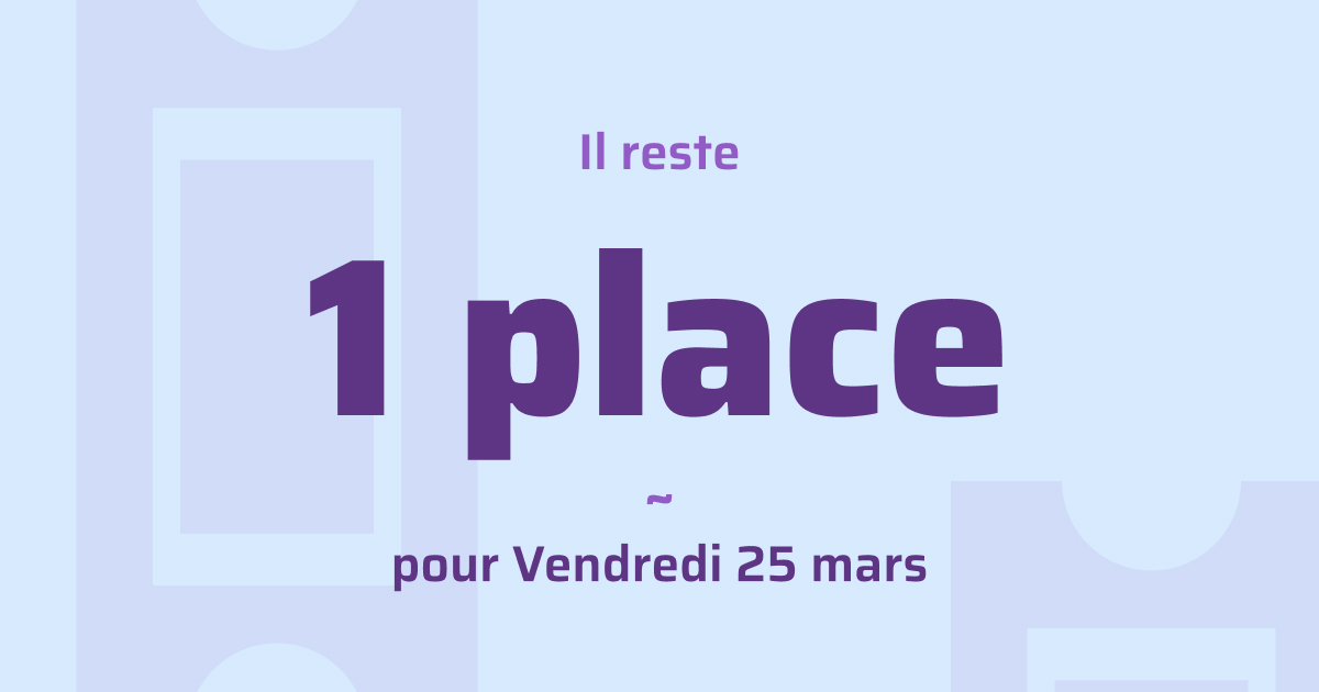 Le Sofa Games Club c'est ce vendredi 25 mars à 20h00 
Dernière place dispo !
———————
Inscription 👇🏻
ti.to/sofa-games-clu…