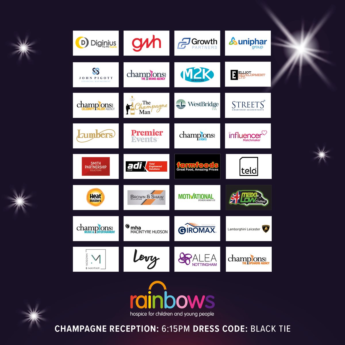 WE’VE MISSED YOU. 

We are back with a bang! 🔥

There is only 10 days to go until the Champions Special 20th Annual Celebrity Charity Ball 🥂

Keep updated through our social media platforms so you don't miss anything! 😍

We CANNOT Wait! 🎉