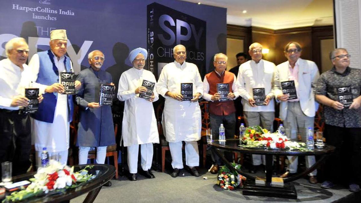 Who inspired Dulat & Durani to write Spy Chronicles?
Journalist Aditya Sinha writes,
It was former vice president Hamid Ansari.  whole family of suspects join hands to release agenda pushing book.
Any surprises why #ASDulat downplays #kashmirfiles