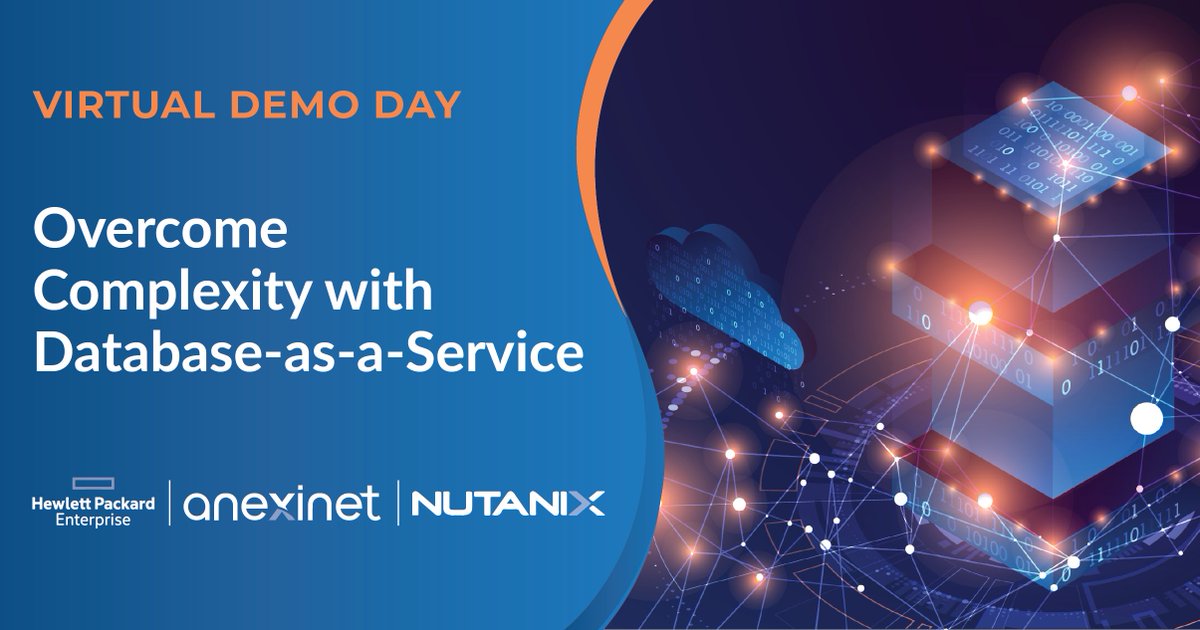 anexinet's tweet photo. Leveraging the Nutanix Enterprise Cloud, we can take advantage of the power of full-stack: storage, computing, and software. Learn more with @anexinet @HPE & @nutanix on April 20th during Demo Day! #anexify
https://t.co/n6zDwOOBSY https://t.co/GYRkj0i9T9
