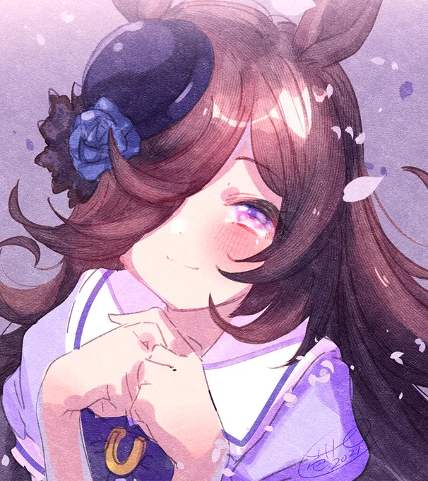 #みなさん去年の今頃はどんな絵描いてましたか 
ウマ娘ハマりたてでこのあたりでした!
特にダイワスカーレットの絵で沢山新しいご縁をいただけた記憶🙏 #ウマ娘 