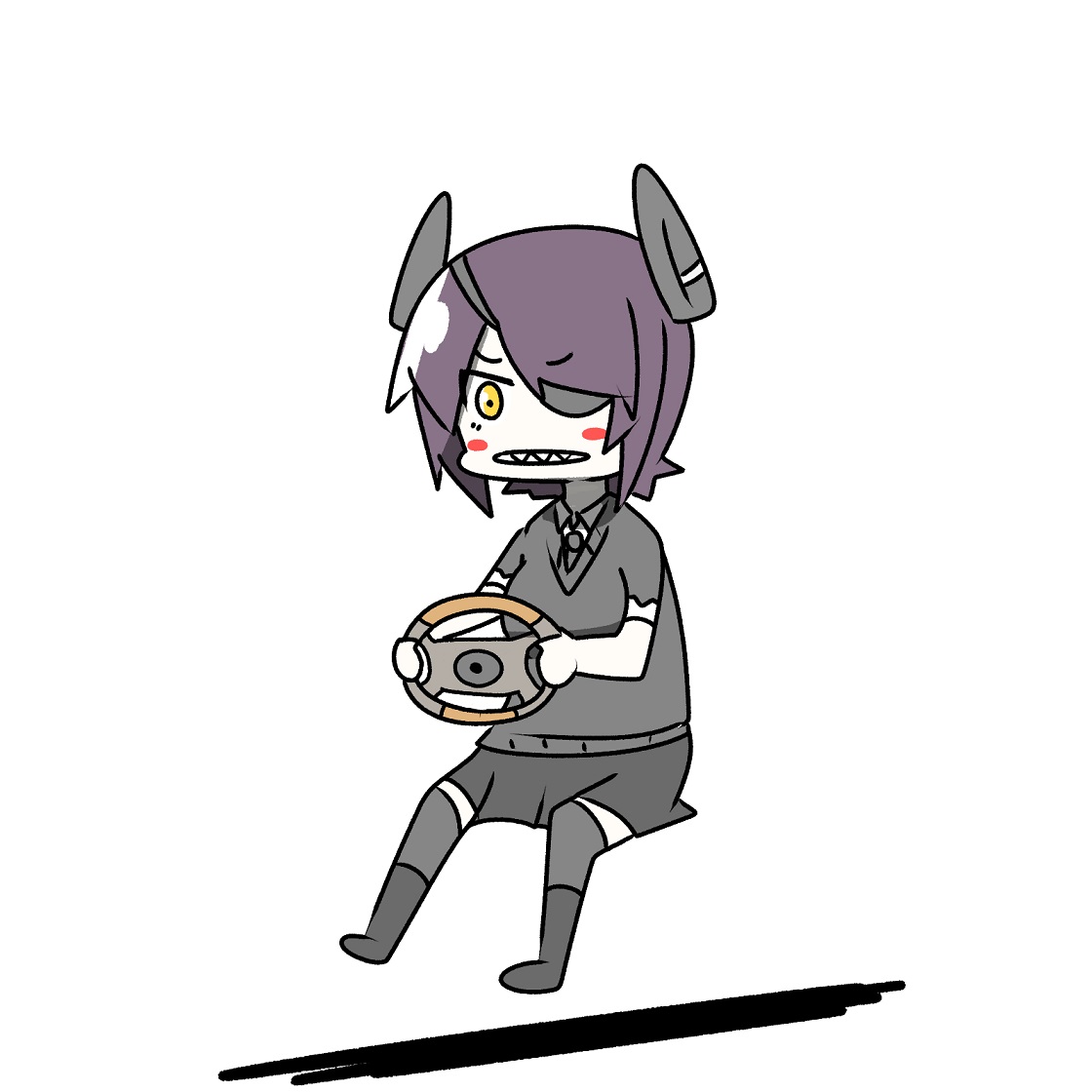 天龍(艦これ) 「ジャガーに乗ってきた天龍 」|Mr.Aのイラスト