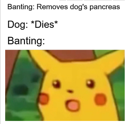 Moments_Canada's tweet photo. (1/2) Banting and Best conducted many experiments on dogs in 1921. In order to cause them to become diabetic, they would ligate the pancreas and then administer their experimental doses of insulin. 
This part of the story of insulin can be a difficult topic to approach today. https://t.co/c3475vIJBS