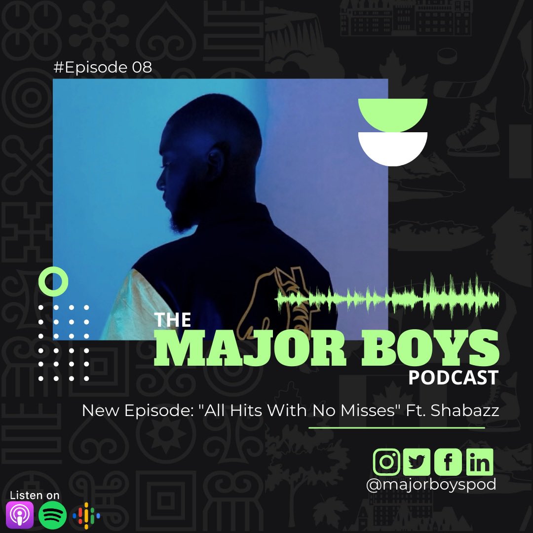 majorboyspod's tweet photo. The Major Boys Podcast Episode 08 | “All Hits With No Misses” Feat. Shabazz is available now 🚨🚨

Listen on:
🎧 Apple: https://t.co/q6Gl5M3txx
🎧 Spotify: https://t.co/QWm7QYYG3G
🎧 Google: https://t.co/EqWRYd3Yfv
🎧 Anchor: https://t.co/KaIQBchcf6 https://t.co/Bmypd2iAvF