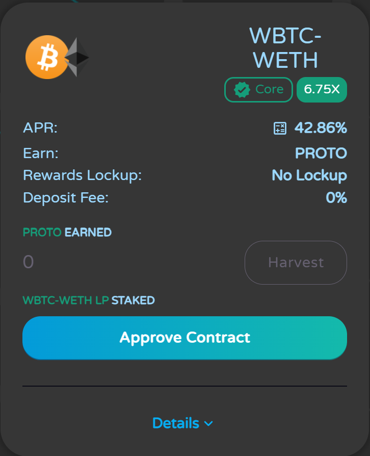 ProtoFiProtocol's tweet photo. Don't you know where to #farm your $ETH and $BTC?🧑‍🌾

#ProtoFi has the #highest #APR in the whole #DEFI ecosystem for this pair.🔥

Same for the $FTM- $STABLE LPs pairs.👀

🚀Boosted by the Beta Gauge Voting.

check it out :https://t.co/Zy1DiW2z4d

$PROTO📈 https://t.co/Y7WXlfaPV3