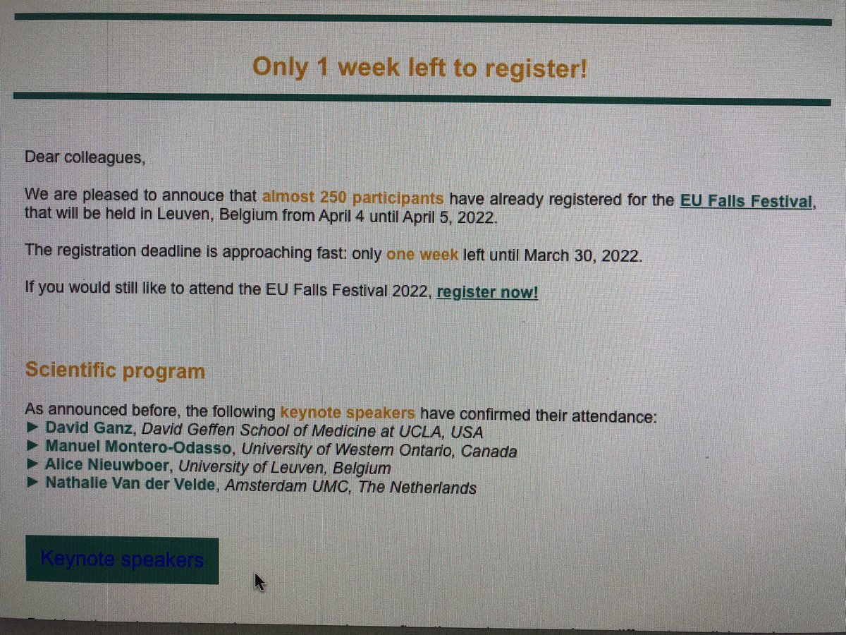 Later Life Training (@laterlifetrain) on Twitter photo Less than a week to go to register for #EUFF2022 <a href="/EuFallsFestival/">EUFallsFestival</a> in Leuven 4-5 April eufallsfest2022.eu Less than a week to go to register for #EUFF2022 <a href="/EuFallsFestival/">EUFallsFestival</a> in Leuven 4-5 April eufallsfest2022.eu