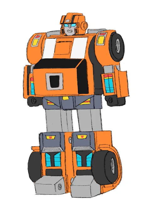 G1 Rolls toy with all stickers applied 