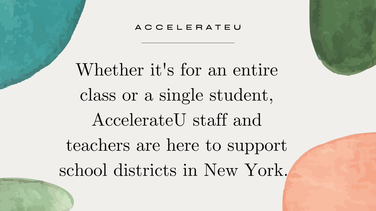 AccelerateU_NYS's tweet photo. Over 300 asynchronous classes with a teacher of record and tech support. https://t.co/g4mwjvUpGy