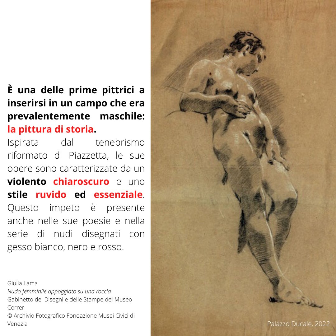 DucaleVenezia's tweet photo. #VenezianeIllustri
La pittura di storia, che #GiuliaLama pratica, genera ben presto le invidie dei suoi colleghi.
Uscire dal perimetro entro cui a un artista donna era concesso di lavorare ebbe un prezzo: la persecuzione dei colleghi e l'isolamento.
#WomenArtistsofVenice https://t.co/9TvONQGI9N