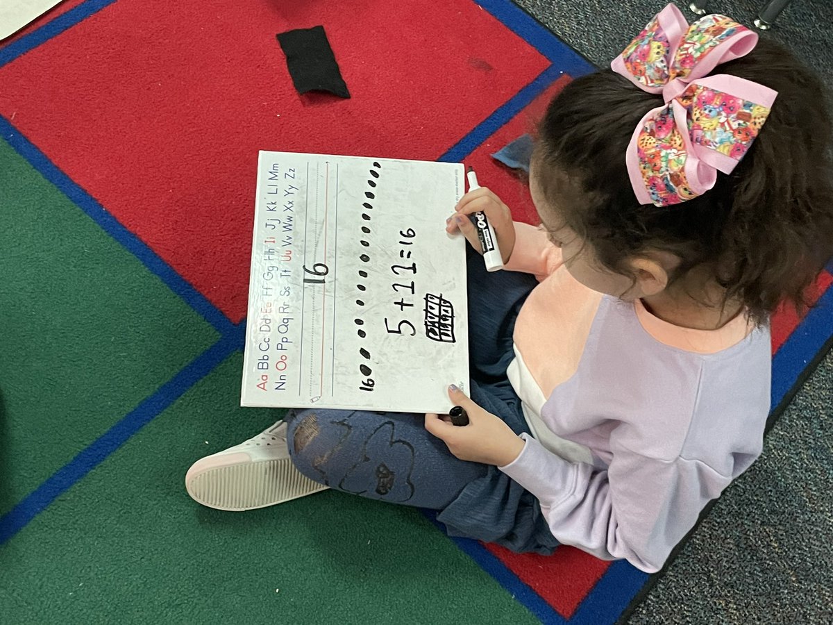 HappyEverTeach's tweet photo. We used a new number sense routine. The kids were all engaged in representing numbers. Thank you @juliewricketts for sharing these! @allenelem #numbersenseroutine #ourFISDstory https://t.co/zDXMTZ7xFS