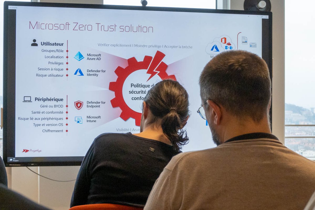 BlueSoftEmpower's tweet photo. 📷 Retour en images sur notre événement du 18 mars autour de la #cybersécurité au #MicrosoftLab de #Lyon ! 🔐

Une session riche en échanges pour nos client·es du public comme du privé, présentée et animée par nos expert·es @BlandinePinto, Antoine Loreau et Jean-Noël Letord. https://t.co/GxgpcEcAC4