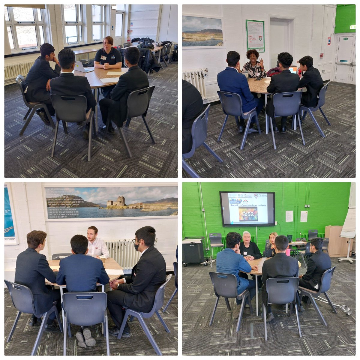 challneyfutures's tweet photo. Our Business Speed meeting event was a great success today. Students interviewed employers to find out about jobs and training. Thank you to those who attended. Fantastic feedback from students and employers. @ChallneyBoys #employerencounters #careerseducation #employabilityskill https://t.co/aomtxWT6iA