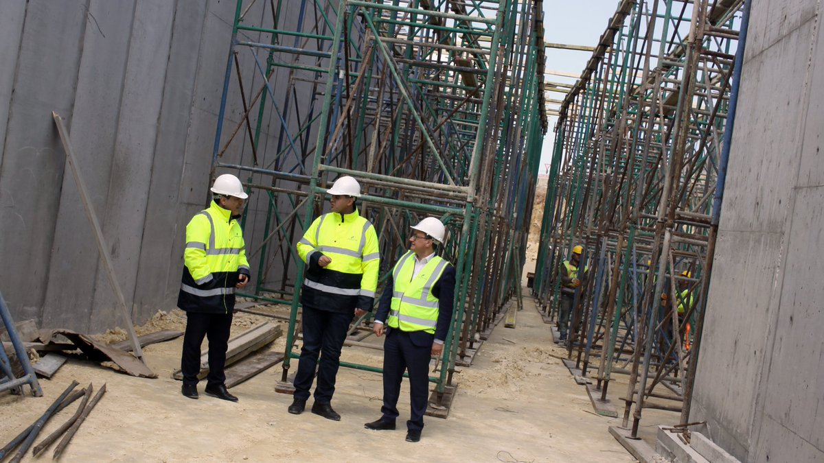 F_Azzopardi's tweet photo. As the #Gudja &amp; #Luqa flyovers' steel superstructures near completion in Spain, works on these junctions' new tunnels are advancing rapidly too. @InfraMalta working to open first lanes of these upgrades end June. @followianborg @stefanzrinzo @cinea_eu #KTAIP #LuqaJunctionProject https://t.co/lTwfkPJXua