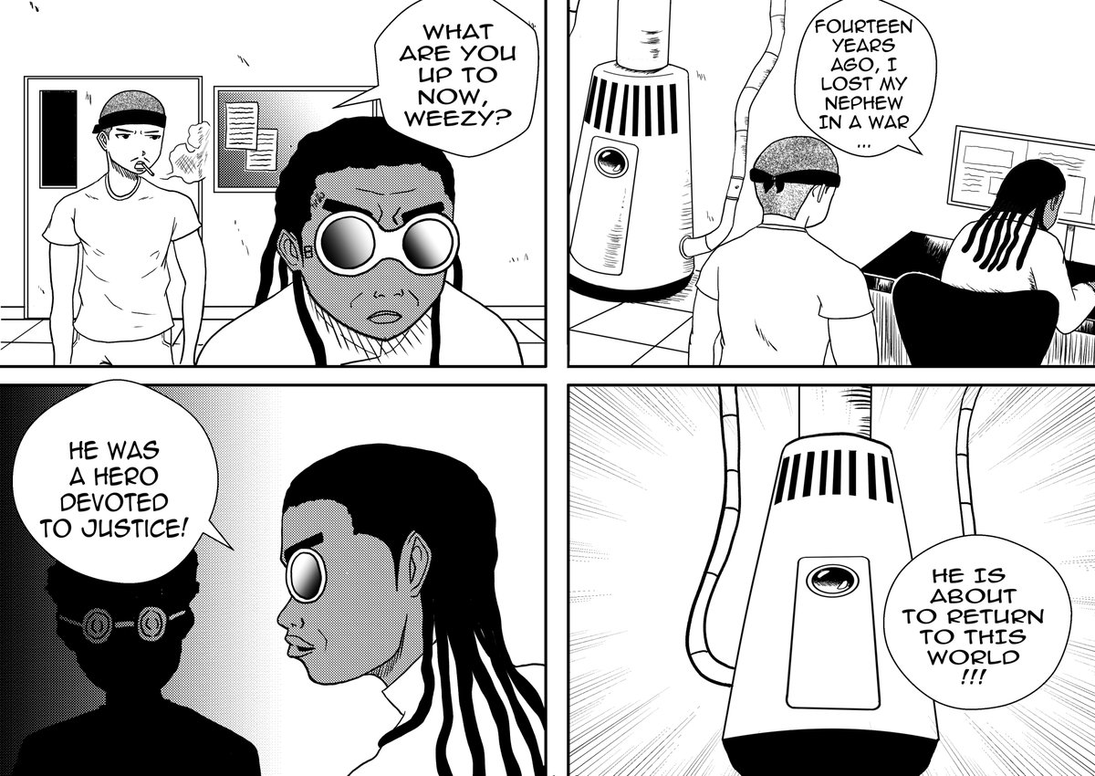 ComicsEcho's tweet photo. Check out the newest issue of "Self-Destructive Dr. Weezy" (by Tariq Harris)!

Make sure to check out our other comics at https://t.co/WMGxjOtB1y! And stay tuned here for more of our comics posted weekly!

#comics #easternecho #EMU #echocomics #ypsilanti https://t.co/o6TXyYOCVH