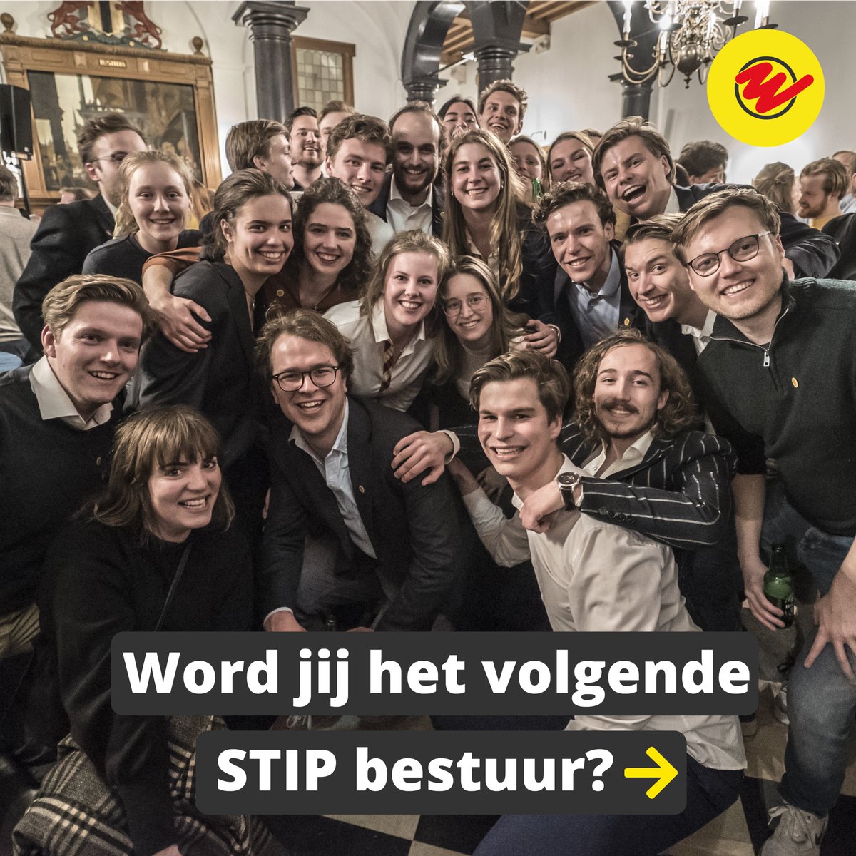 stipdelft's tweet photo. Wil jij volgend jaar bestuur doen bij STIP🎉? Geef je op voor de interessemomenten via de link in de bio!

Aanstaande vrijdag is er een VrijMiBo🍸 op het campagnehok (Brabantse Turfmarkt 69) en de dinsdag erna een lunch🥪 op dezelfde locatie! 

📷: Fred Leeflang https://t.co/taldYXdJTx