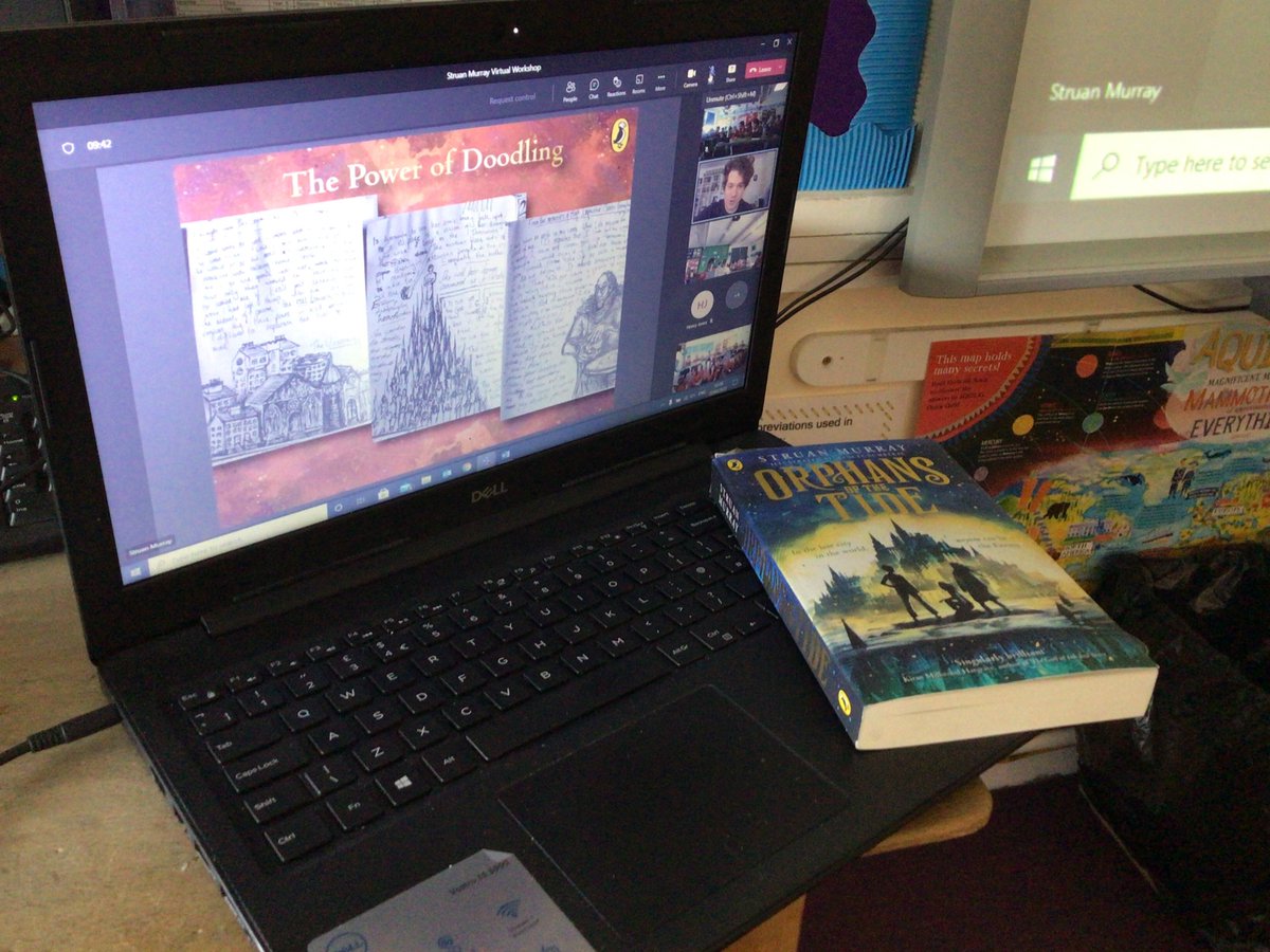 aldryngton's tweet photo. Today Upper School enjoyed a fantastic workshop with @struanmurray who told us all about his ideas and inspirations. It made us even more excited about our current class novel, Orphans of the Tide! https://t.co/NzQF17RjpH