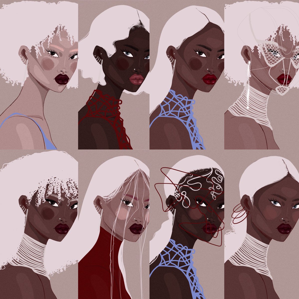 TheMonaLana's tweet photo. Hair diversity 🫀#MonaLananft https://t.co/9jmc5uQXBn