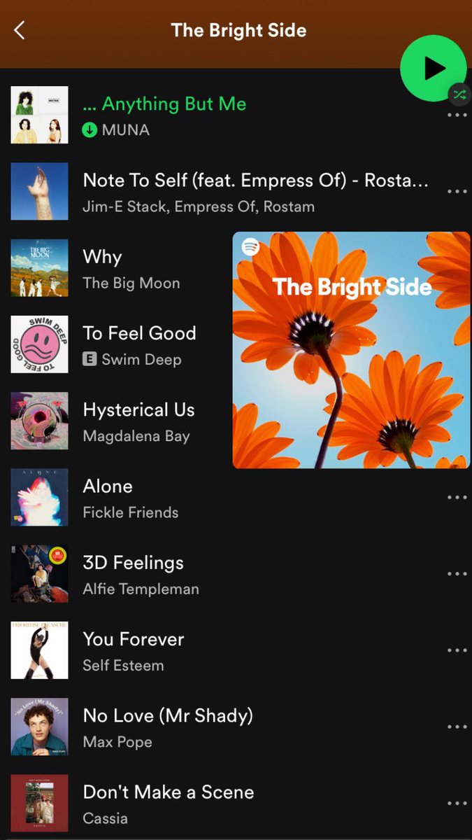 Thanks for the add <a href="/SpotifyUK/">Spotify UK & Ireland</a> 
We are pretty obsessed with this playlist. 
If ya feeling spring vibes - hit follow!

open.spotify.com/playlist/37i9d…
<a href="/Spotify/">Spotify</a>