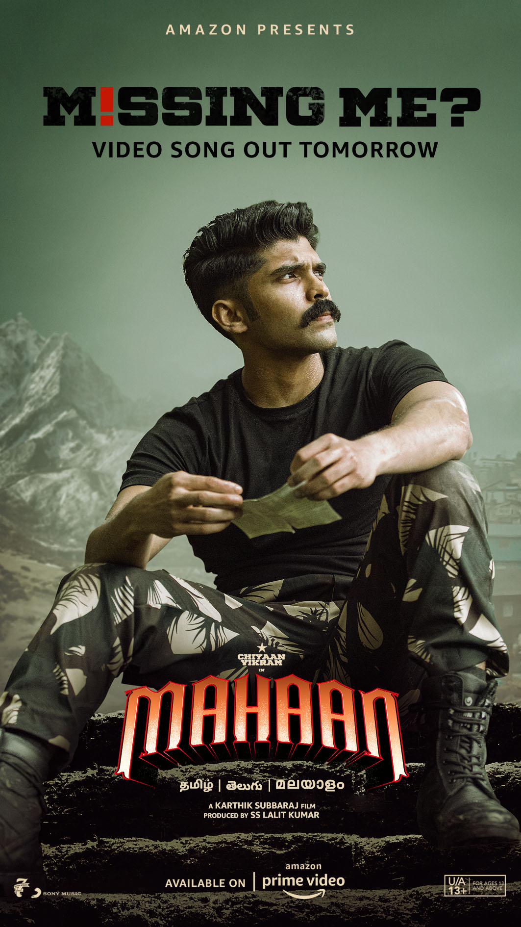 Dhruv on X Mahaan Missing Me Video Song Out Tomorrow https t ybzUW9Eflm X