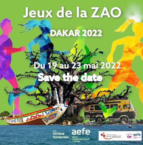 lycee_mermoz's tweet image. #ZAO 🌍I Le #lfjm organise et accueille la première édition des Jeux de la ZAO🏆
🗓19 au 23 mai 2022
👉120 élèves Sénégal, Mali, Guinée, Cap vert, Burkina Fasso,Mauritanie
🏀sélections mercredi 30 mars 2022 à 13h pour les 4ème 
@jacqueshoudoin