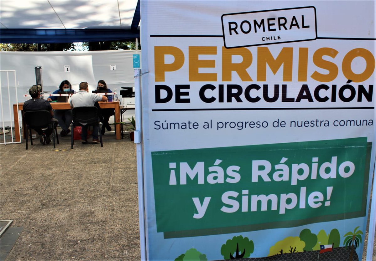 CONTINÚA EL PROCESO PAGOS DE PERMISOS DE CIRCULACIÓN EN ROMERAL  bit.ly/3tuRb6f