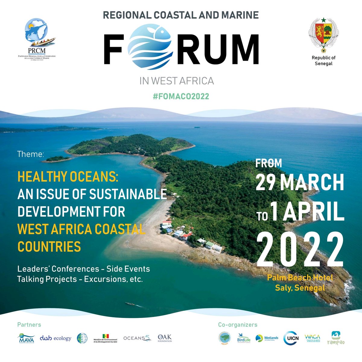 The West Africa Tourism Organisation, #WATO is set to host a side event on the establishment of a Regional Ecotourism Network in West Africa, at the at the Regional #Coastal and #Marine Forum in Saly, Senegal from the 29th of March to 1st of April 2022 westafricatourism.com