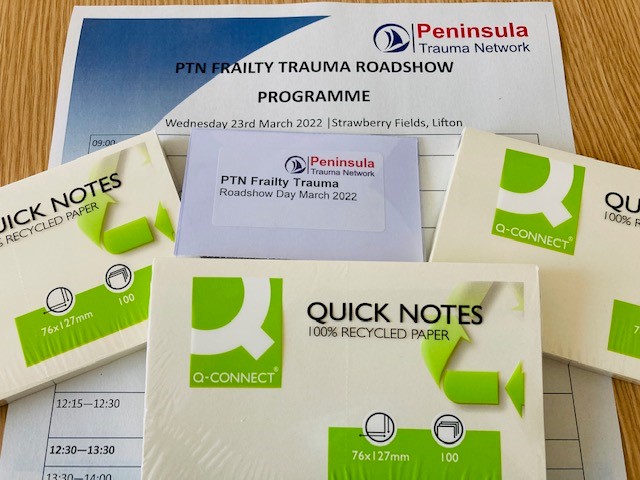 peninsulatrauma's tweet photo. We are in full swing preparation mode ahead of our #frailtytraumaroadshow taking place tomorrow! Show of hands who will be joining us at Strawberry Fields Lifton for this exciting event? #majortrauma #peninsulatraumanetwork @peninsulatrauma βπ»π₯ππ https://t.co/R7GhVhGh3p