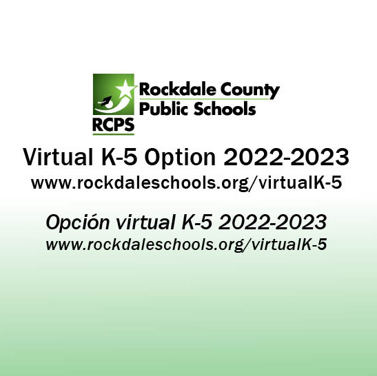 UPDATE: The application deadline for Virtual K-5 2022-2023 has been extended to April 1, 2022. The help desk link will also be open March 24, 25, 28 and 31 from 8 a.m.-1 p.m. for families who need help applying. Please visit rockdaleschools.org/virtualk-5.