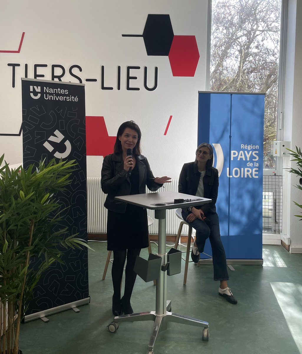 franckytrichet's tweet photo. Inauguration du réseau des 6 tiers-lieux de Nantes Université : des lieux pour créer des liens (entre entreprises, associations, étudiants, chercheurs et administratifs) et de l'imprévu pour créer de la valeur. Découvrez le tout en vidéo : https://t.co/w6Nj8q2Z05 https://t.co/gHUQv40Rqo