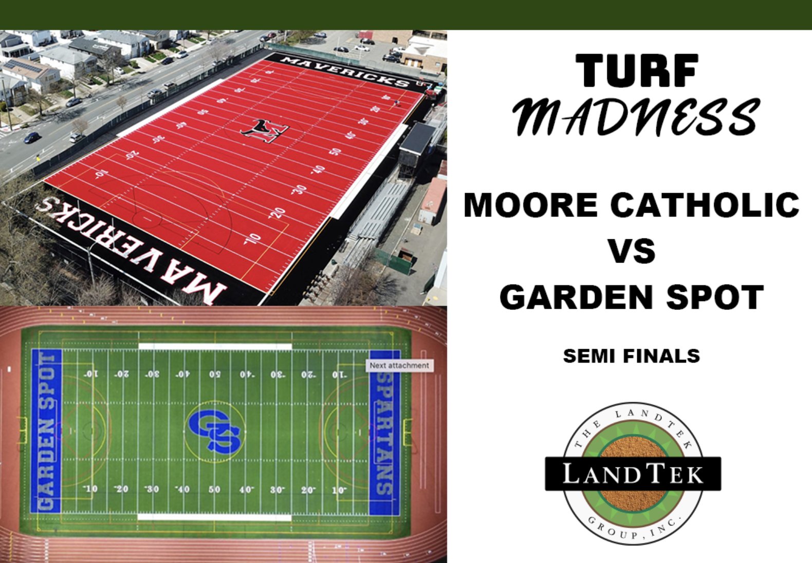 The LandTek Group on Twitter "Garden Spot vs Moore Catholic in the SEMI FINALS! Vote for your