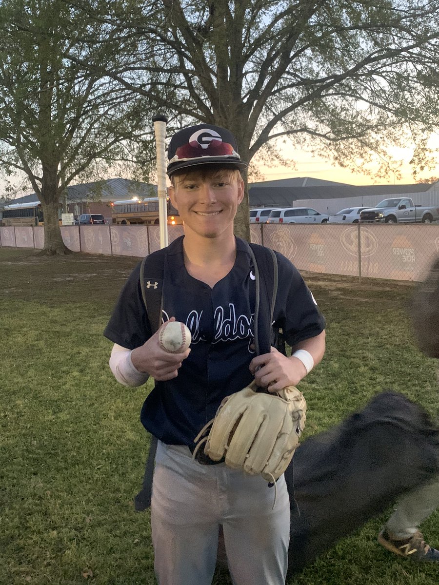 So proud of <a href="/BryceMorgan_3/">Bryce Morgan</a>. He has had a great start to his senior season at the plate so far. Started spring break with hitting one over followed in the same inning by a grand slam by his senior teammate <a href="/LukeBrewer84/">Luke Brewer</a>. Keep working hard boys! <a href="/GWDBaseball/">Greenwood Baseball</a>