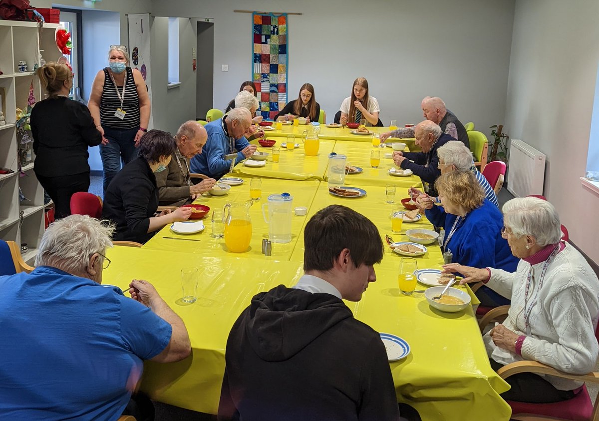 kirrieconnect's tweet photo. We were delighted to welcome pupils from Dunbar Grammar to Kirrie Connections today. We were very excited to hear about their plans for a Meeting Centre in their school! @DunbarGrammarP1 @DFEastLothian @SueNorthrop @MeetingCentres #MeetingCentres https://t.co/gYQXZccKKE