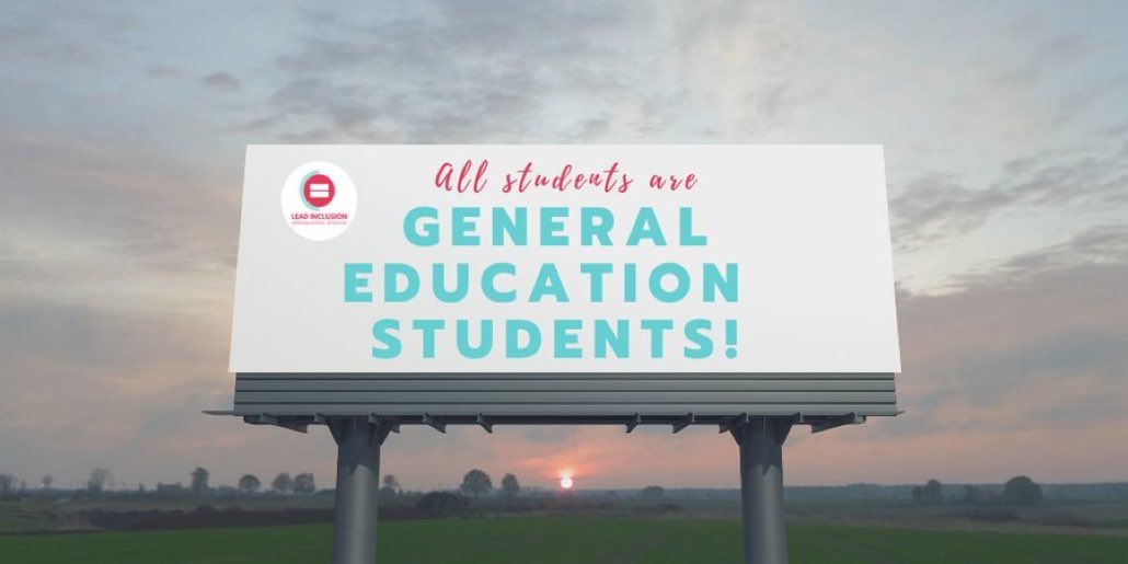 💯There are no "special education students." Special education is a service, not an identity. ALL students are “general education”  students. They’re just students.💯 #LeadInclusion #globaled #inclusion #UDLchat #udl #edchat #edutwitter #edleaders #tuesdaymotivations #inclusion