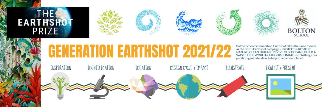 Five days left to get entries in for our Bolton School #GenerationEarthshot Prize. Electronic posters outlining your big idea via email to EAB please. Prizes to be won for the best described ideas. @BSBDLowerSchool @BSBDGeog @nfordteacher @BSBDECA