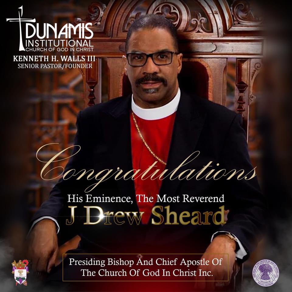 DDFWCC's tweet photo. Congratulations to our Presiding Bishop and Chief Apostle of the Church of God in Christ, Inc. On your 1 year Anniversary! https://t.co/EThWtRwk8s