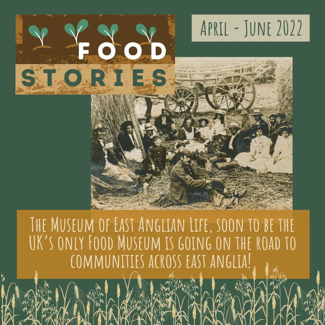 FoodMuseumUK's tweet photo. From April to June 2022, we are touring our exhibition 'Food Stories' to communities across East Anglia. 'Food Stories' celebrates East Anglian recipes, cooking, farming techniques &amp; dialect words that have been passed down through generations. Visit https://t.co/u9n52JWggF https://t.co/dDZqRWhJ8m