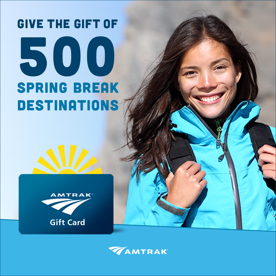 Amtrak on Twitter "Give the gift of adventure with an Amtrak® gift