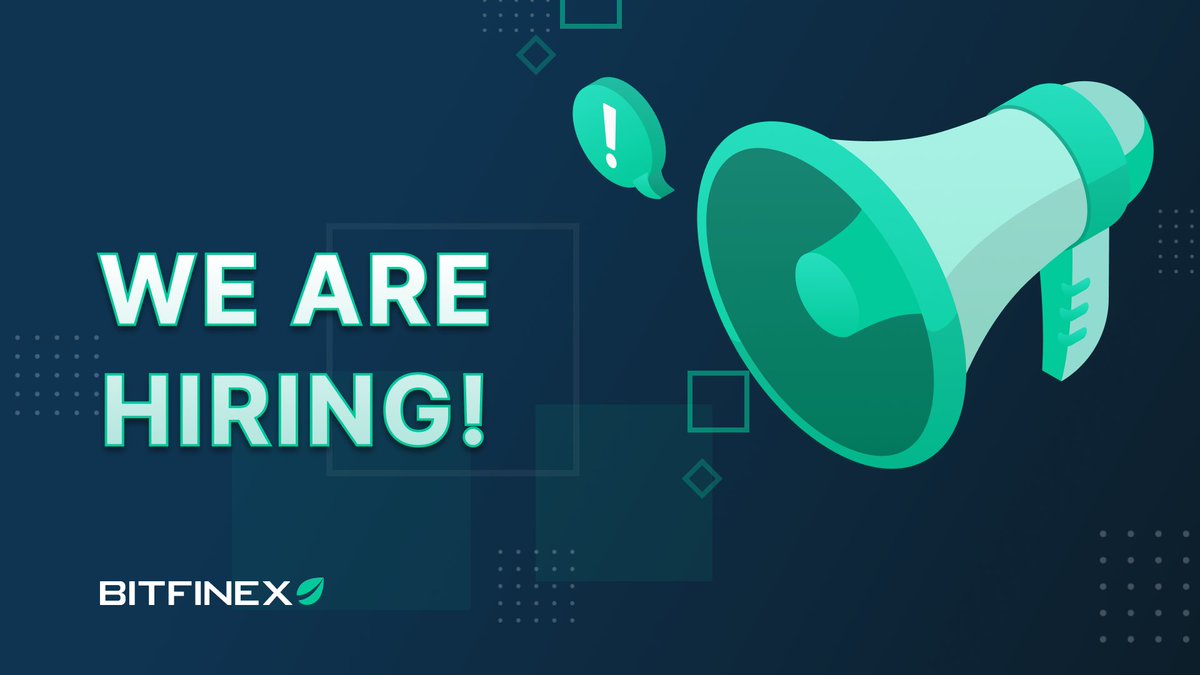 bitfinex's tweet photo. 💼 Thinking about working in the #crypto industry?

Check out our latest openings and make your mark in crypto today! ⬇️
https://t.co/ztSuT4enbg https://t.co/xfpVNWekqP