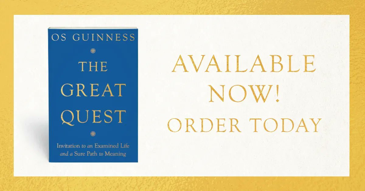 ivpress's tweet photo. New Release! 'The Great Quest' by @OsGuinness is out now. Get your copy at ivpress.coom or your favorite bookseller!
#TheGreatQuest #ReadIVP https://t.co/IPA5qopgPU