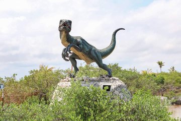 Sendero Jurásico, el nuevo parque de dinosaurios en Yucatán