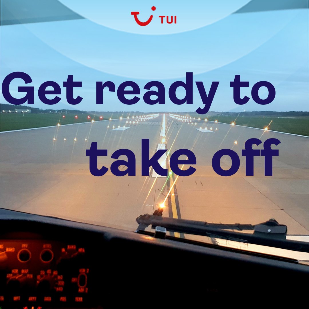 TUICareers's tweet photo. Get ready to take off ✈️
Come and join us as a Type Rated Pilot this summer as we work on building a better, stronger and more efficient airline for the future. https://t.co/90YjVJnTHh