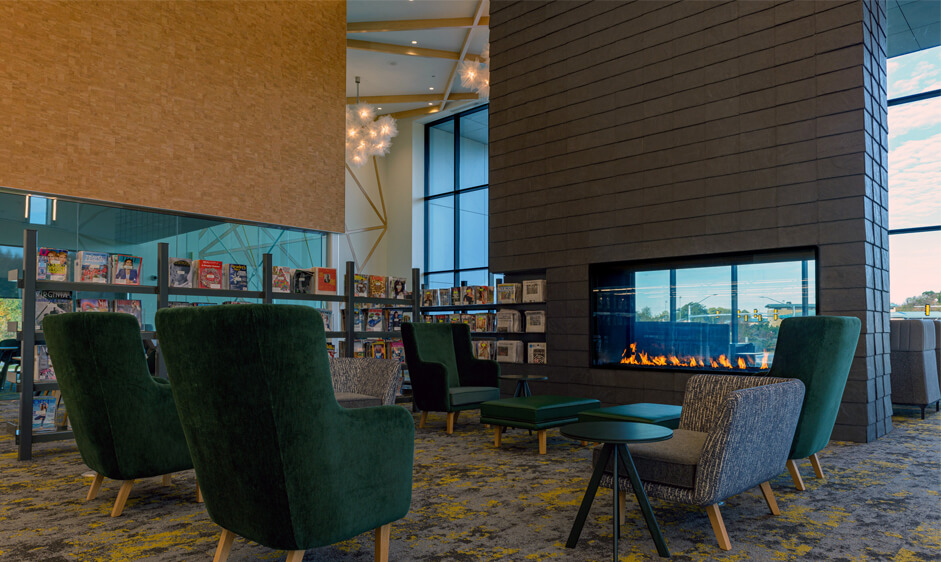 We truly enjoyed working with Capitol Contractors, Inc. on this beautiful double-sided custom fireplace for <a href="/HenricoLibrary/">Henrico Library</a> 🔥 Vision &amp; design by <a href="/QuinnEvansQE/">Quinn Evans</a> and <a href="/TappeArchitects/">Tappé Architects</a> 👏

#customfireplace #tuesdaymotivations #DesignThinking #sustainable #TuesdayFeeling #library