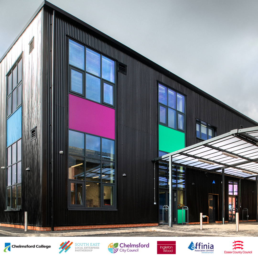 IngletonWood's tweet photo. We are proud to have provided full multi-disciplinary design services for the new state of the art construction centre at @chelmsfordcol. The centre is now in full use for the delivery of construction related curriculum at the college.
@southeastlep @SEHFrench #iwprojects https://t.co/RHL009pyOh