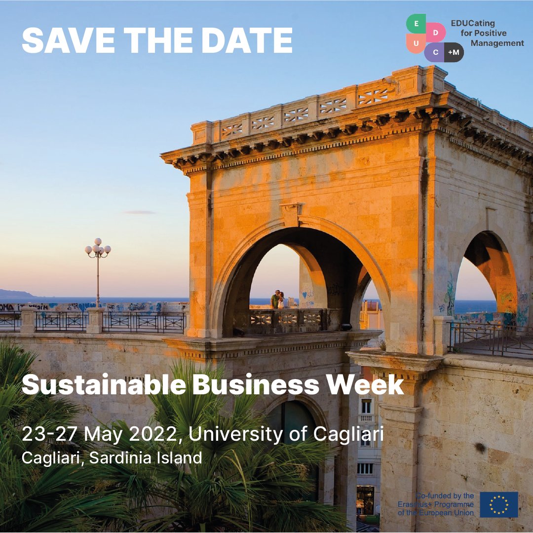 Join us to exchange about more responsible management practises!
From the 23rd to the 27 May 2022, in Cagliari, Sardinia Island
#UNICA #University