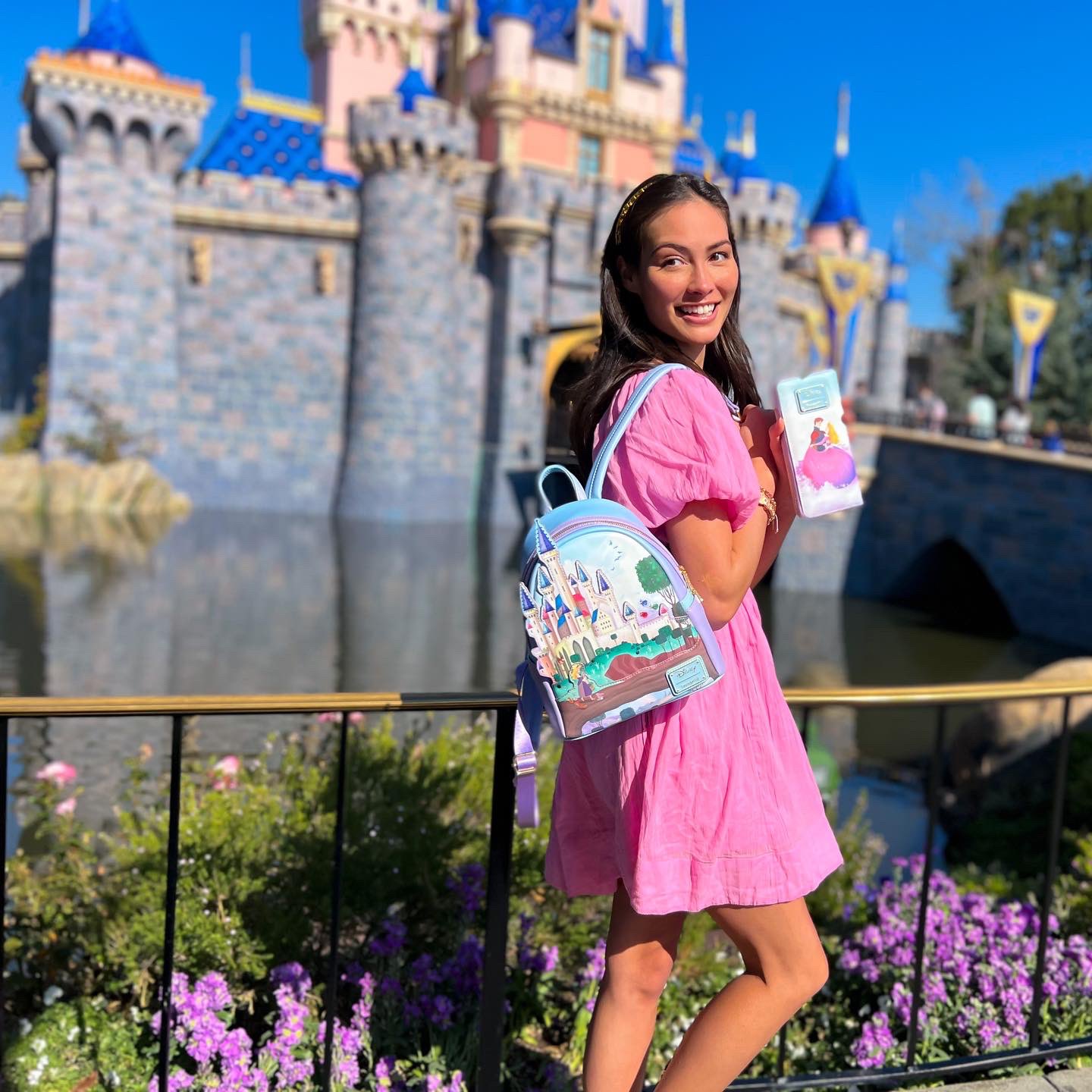 Sleeping beauty castle loungefly