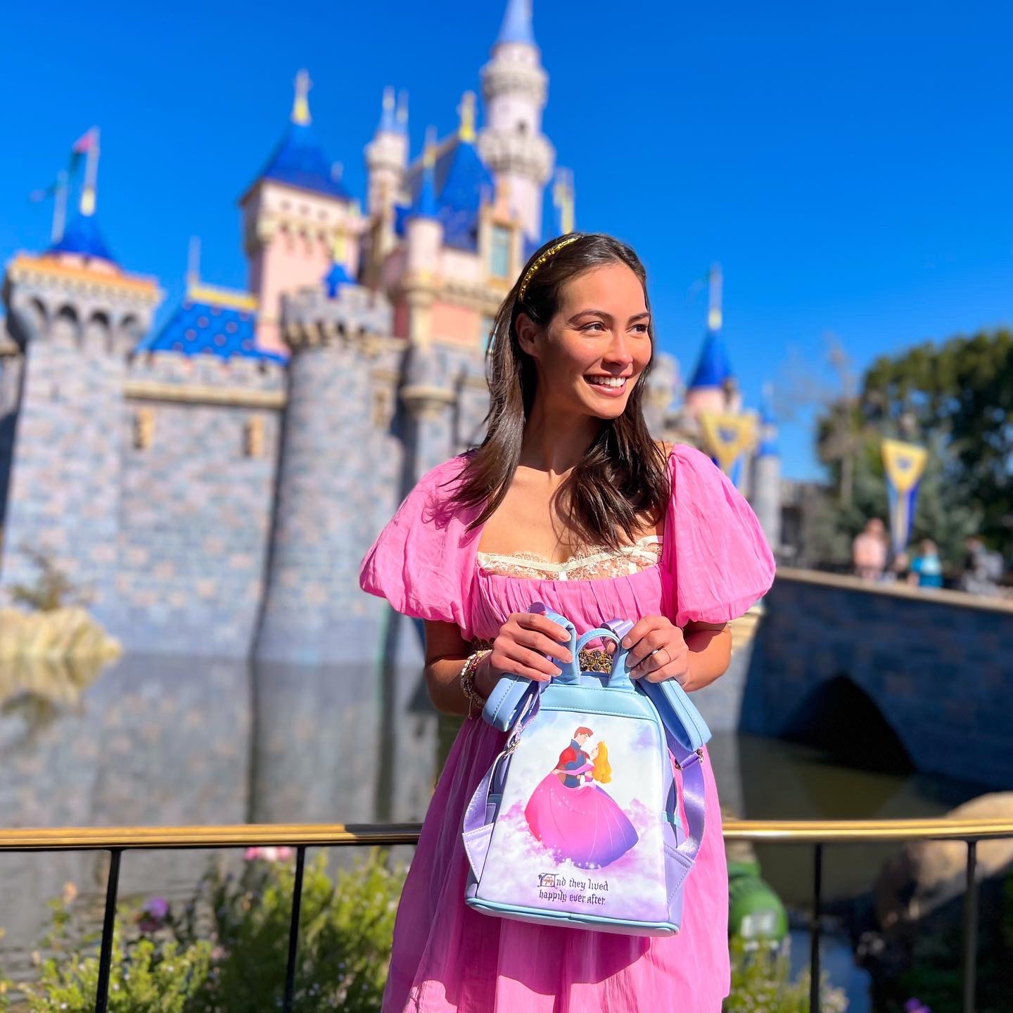 Loungefly Sleeping Beauty Castle Disneyland Backpack