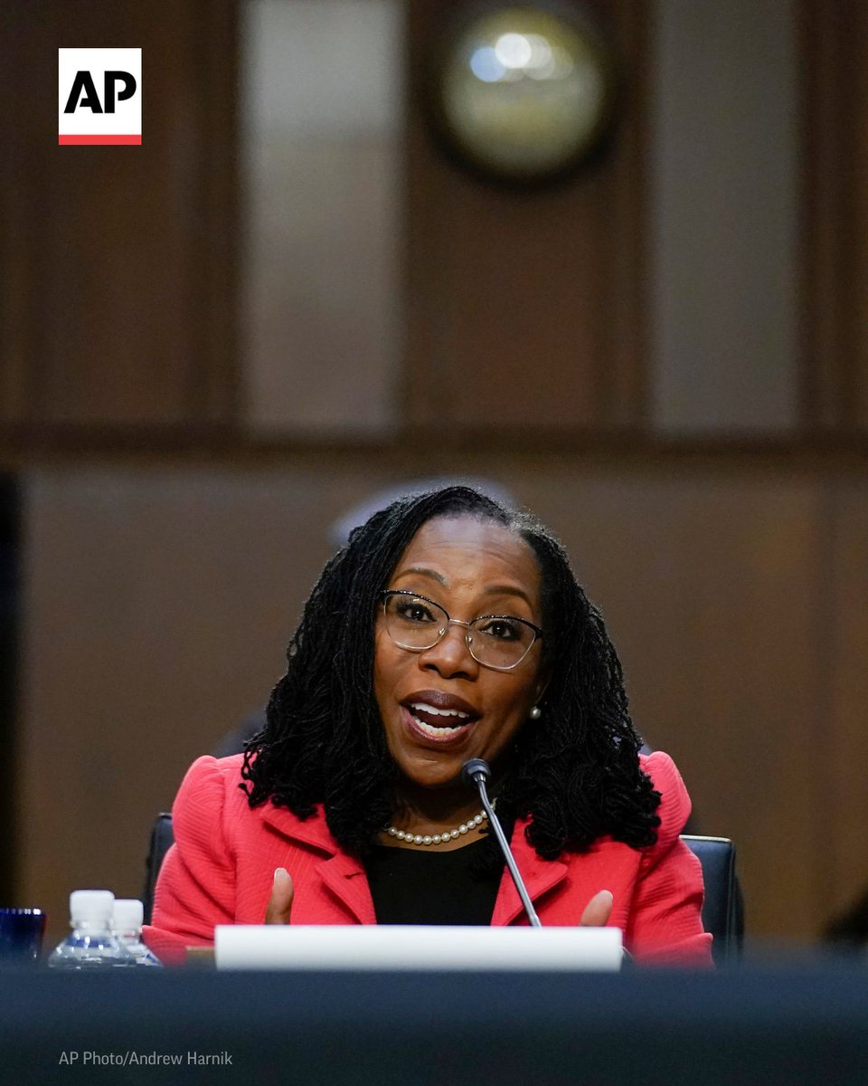 AP's tweet photo. Tuesday’s hearing in front of the Senate Judiciary Committee is the first of two days of questioning for Supreme Court nominee Ketanji Brown Jackson.

Follow for live updates. https://t.co/tFHTXWdDwm https://t.co/RoMow1kdqd