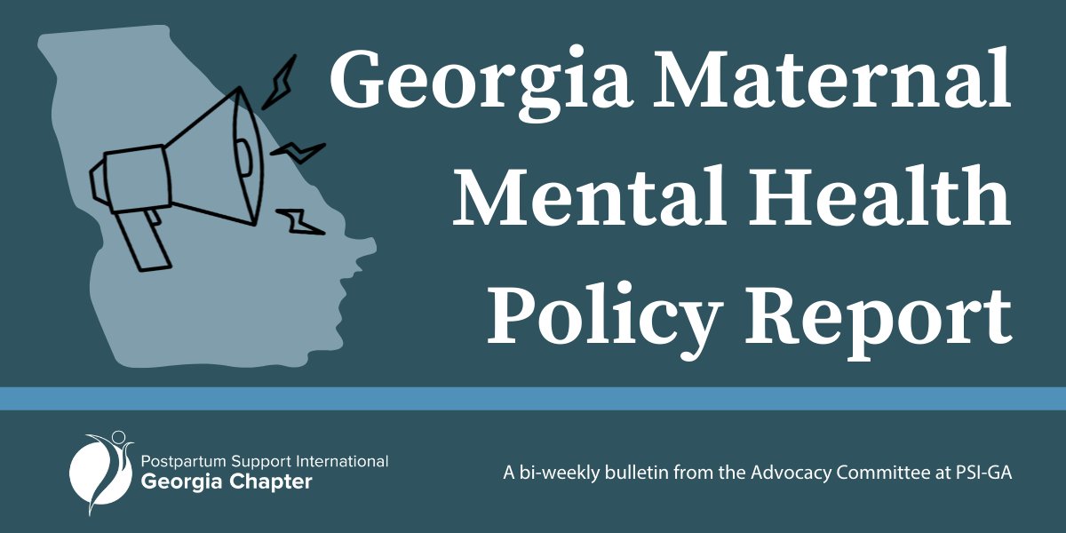 postpartumGA's tweet photo. Did you catch yesterday's Georgia Maternal Mental Health Policy Report? Find it here: https://t.co/2YtAgFlsAc

If you want to see future issues in your inbox, sign up here! https://t.co/laptJTXIqo

#gapol #Y4MH #perinatalmentalhealth #maternalmentalhealth #pmh #mmh https://t.co/aVKZkUjHKT